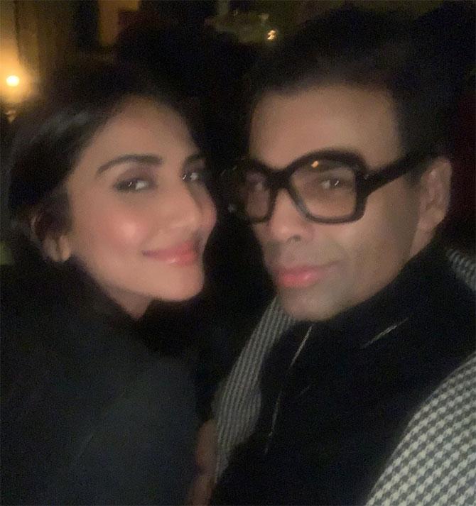 Vaani Kapoor too was in London. And as can be seen in this picture, she caught up with Karan Johar and the duo, along with Manisha Malhotra partied together. Vaani shared this picture on Instagram and wrote alongside, 