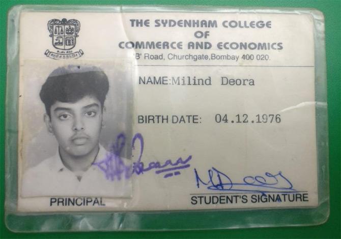 In photo: Milind Deora shared this rare photo of himself as a college student where the Congress leader is seen as a young teenager and college-going student. While sharing the photo, Milind captioned it: Now that's what you call a blast from the past!