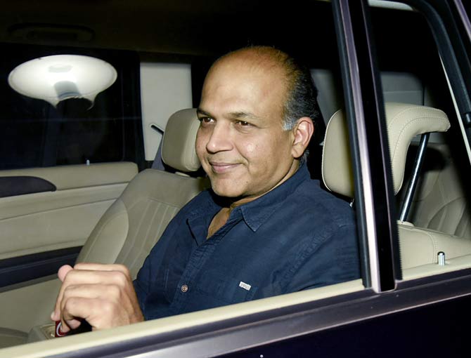 Filmmaker Ashutosh Gowariker arrives for the special screening of his film Panipat at a preview theatre in Andheri.