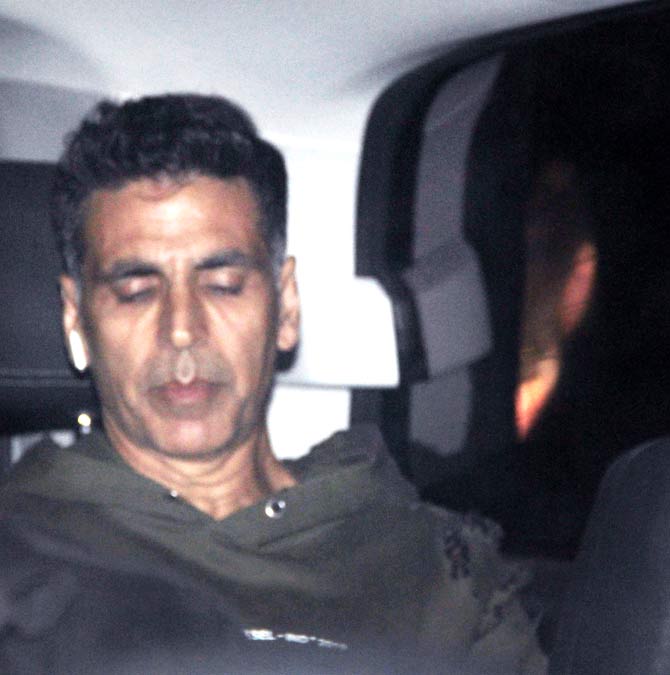 Akshay Kumar and host of other Bollywood celebrities attended the special screening of Ashutosh Gowariker's historical drama Panipat at the YRF Studios in Andheri, Mumbai. Panipat is based on the Third Battle of Panipat, has been directed by Ashutosh Gowariker. All pictures/Yogen Shah