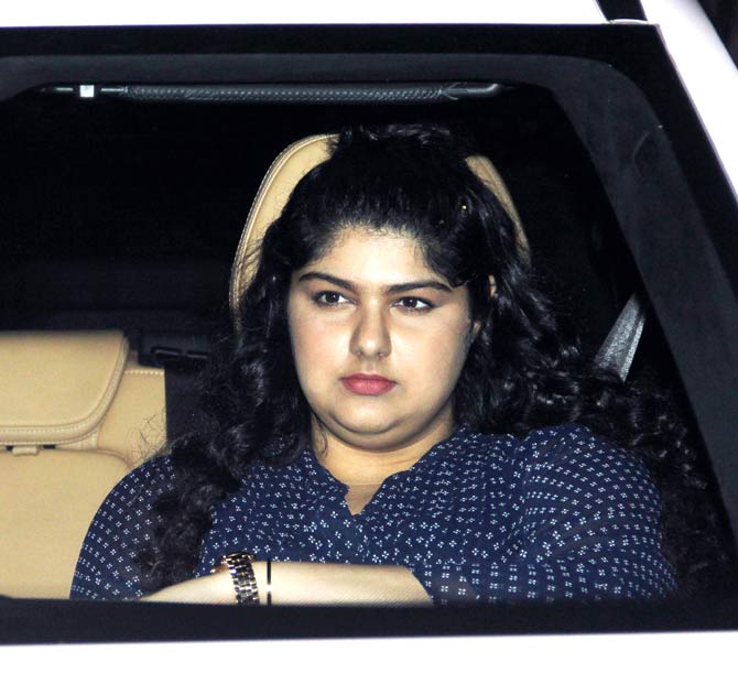 Arjun Kapoor's sister Anshula Kapoor also attended the special screening of Panipat at the YRF Studio in Andheri.