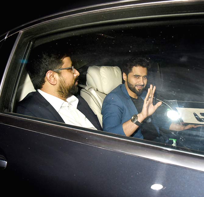 Jackky Bhagnani also attended the special screening of Panipat in Andheri.