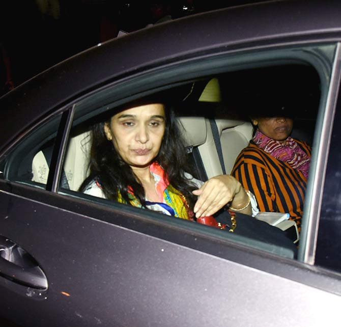 Padmini Kolaphure, who plays Gopika Bai the wife of Balaji Baji Rao in the film, also attended the special screening of Panipat.