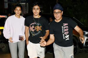 Spotted in Bandra: Malaika Arora's son Arhaan Khan's night out with friends