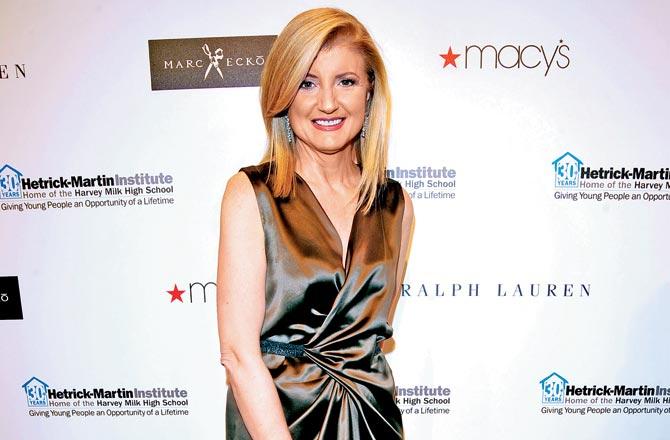 Arianna Huffington. Pic/Getty Images