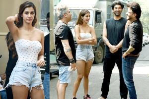 Disha Patani, Aditya Roy Kapur shoot for Malang in Goregaon