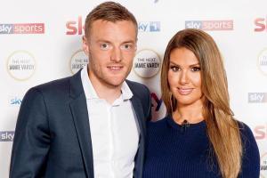 Leicester City starJamie Vardy and wife Rebekah welcome baby girl