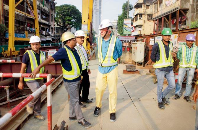 Christian Wolmar feels once completed, the Metro would transform Mumbai. Pics/Ashish Raje