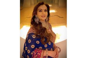 Nita Ambani is elegance personified in this gota-patti lehenga