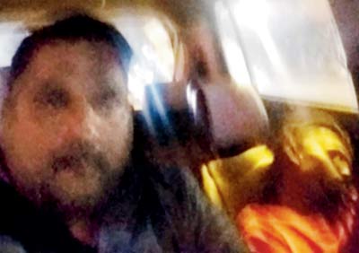 Prashant Rao took pictures of the driver sleeping next to him in the cab