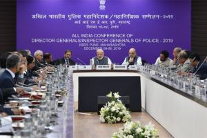 Narendra Modi, Amit Shah attend DGP/IGP conference in Pune