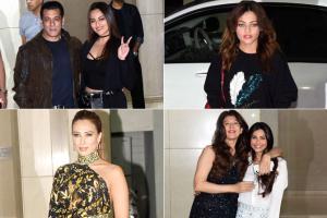 Salman Khan's birthday bash: Sangeeta Bijlani, Sneha Ullal attend