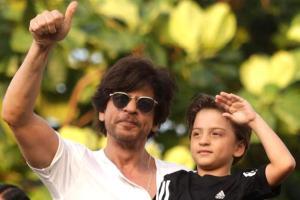 When Shah Rukh Khan's son AbRam asked the photographers to make way