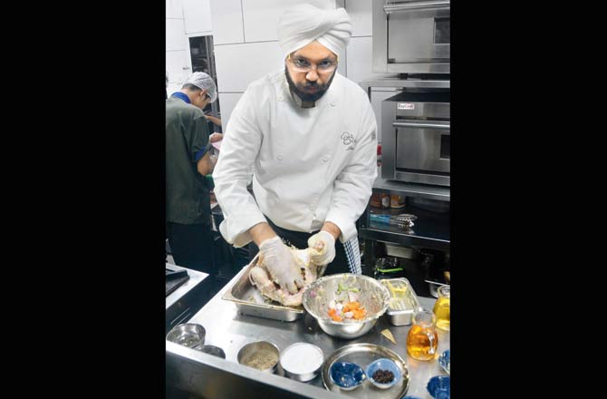 Chef Jasjit Keer. Pics/Sayyed Sameer Abedi