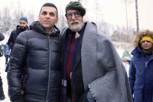 Producer Anand Pandit and Big B bond grows stronger in snow-clad Slovakia as Che