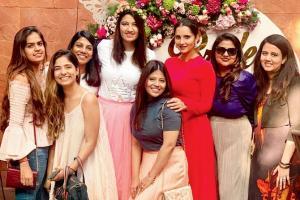 Sania Mirza's sister Anam enjoys bridal shower with friends and family