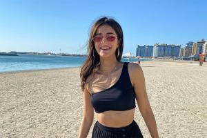 Ananya Panday is currently holidaying in Dubai, how's your weekend?