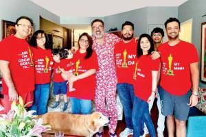 Boman Irani turns 60; wears PJs to his surprise birthday celebration