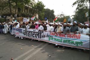 Scores of protestors march against NRC, CAA, NPR in Pune