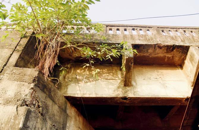 The bridge was declared dilapidated by the municipal corporation in March this year