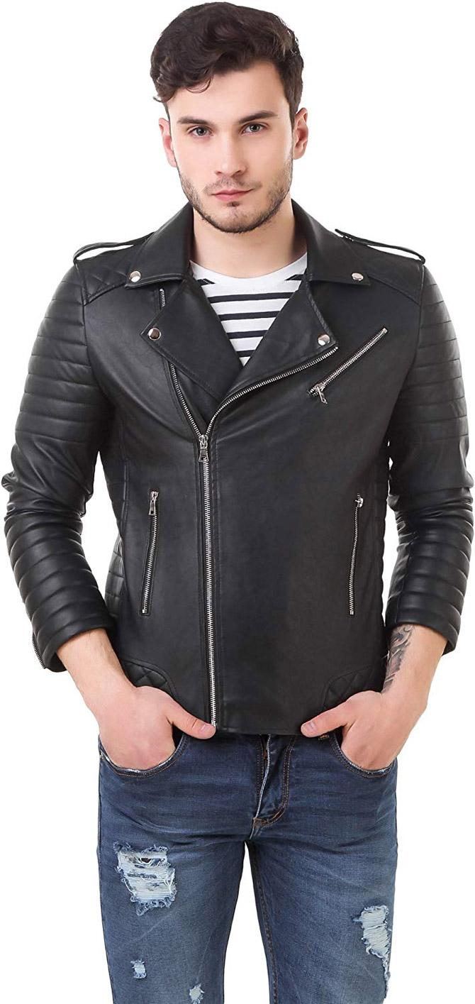 Custom Made Bollywood Star Salman Khan Black Lamb Leather Jacket at Best  Price in Mumbai