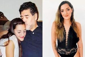 Diego Maradona's daughter Jana debuts as lingerie model at age 23