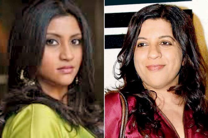 Konkona Sensharma and Zoya Akhtar