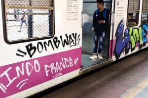 Mumbai: Miscreants vandalise Western Railway coach with graffiti