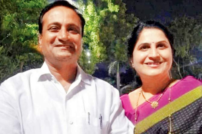 Narendra Deore and his wife Varsha Deore