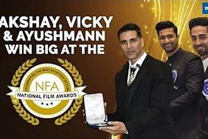 Akshay, Vickyand Ayushmann win big at the National awards!