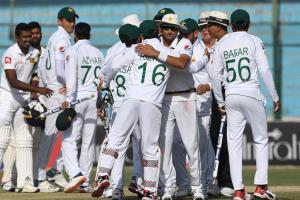 Karachi Test: Naeem Shah's five-for helps Pakistan thrash Sri Lanka by 263 runs