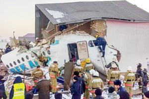 12 killed as plane crashes in Kazakhstan, many survive