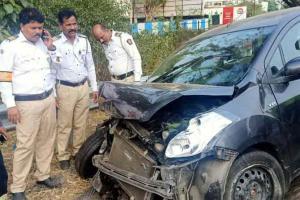 Two massive accidents in Mumbai-Pune e-way kills one, injures eight