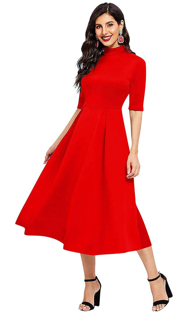 Christmas Dresses for Womens Furry V-Neck Print Vintage Long-Sleeved Party  Dress Santa Fancy Cosplay Outfits - Walmart.com