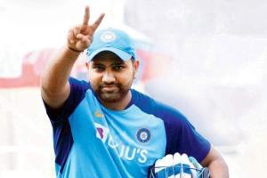 MS Dhoni is number one football player in Indian team', says Rohit