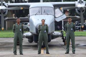 Sub-lieutenant Shivangi is Indian Navy's first woman pilot 