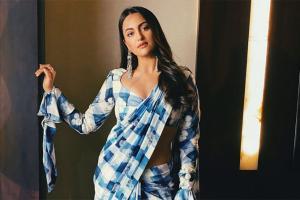 Sonakshi's patterned saree is all you need to buy this wedding season