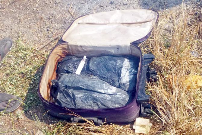 The suitcase had limbs believed to be those of Bennett Rebello