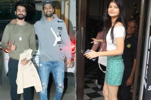 Vicky watches brother Sunny's movie; Anjini Dhawan's lunch outing