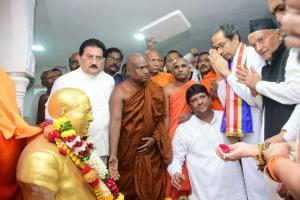 CM Uddhav Thackeray pays tribute to Ambedkar at Chaityabhoomi