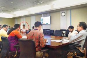What was Rashmi Thackeray's nephew doing in CM's meeting on tourism?