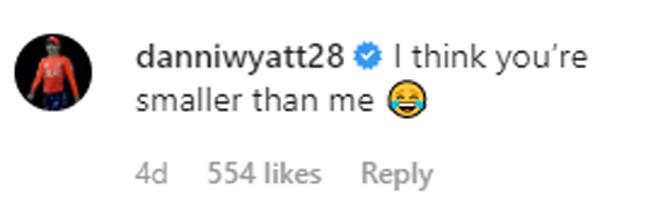 Danielle Wyatt comment