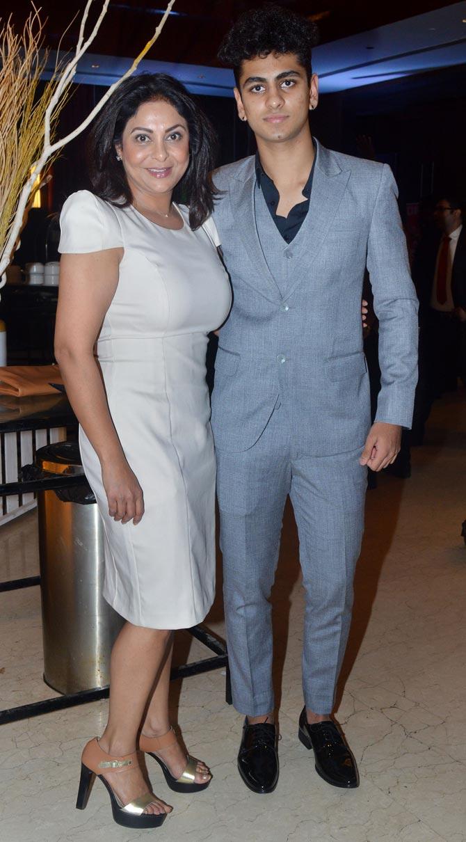 Shefali Shah also attended the award ceremony with son, which was held in Juhu, Mumbai. 