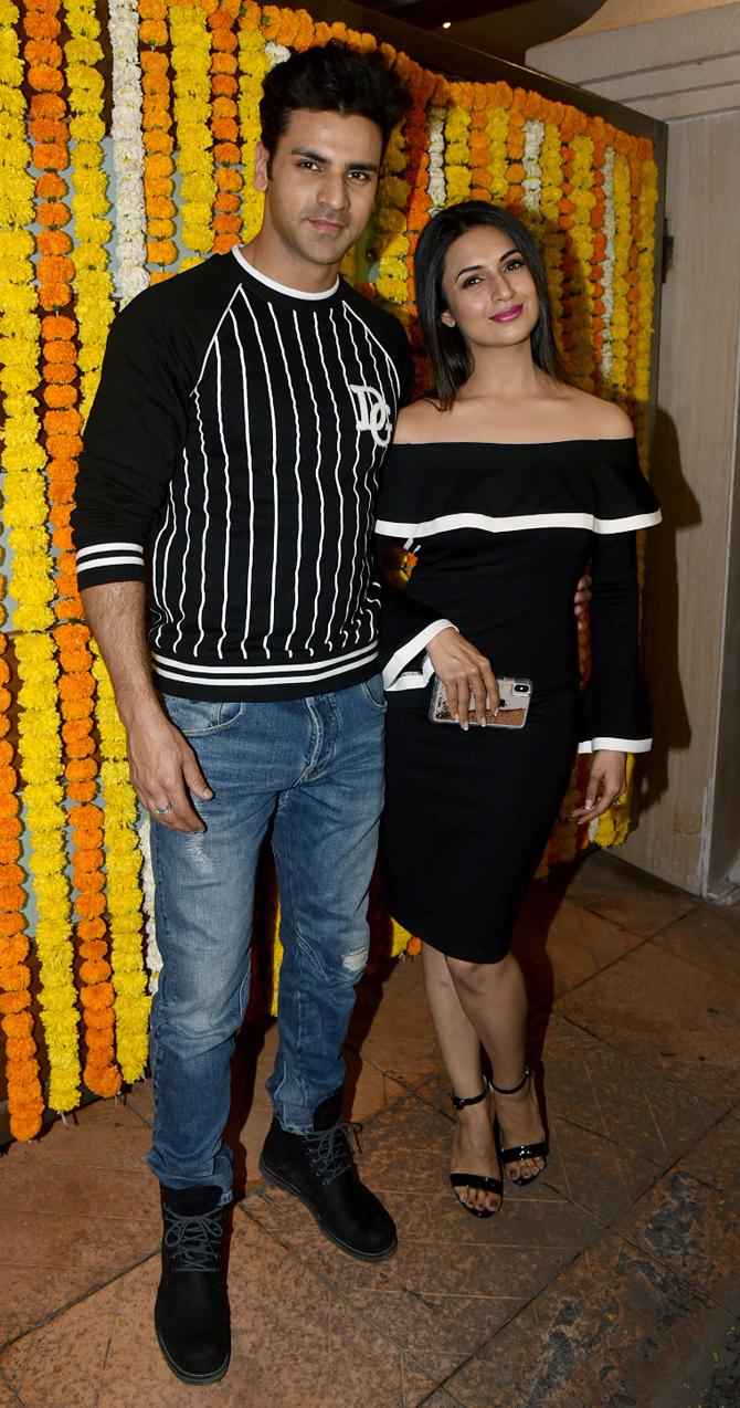 Divyanka Tripathi and husband Vivek Dahiya were part of the function too. The duo has been part of Ekta Kapoor's show Yeh Hai Mohabbatein.