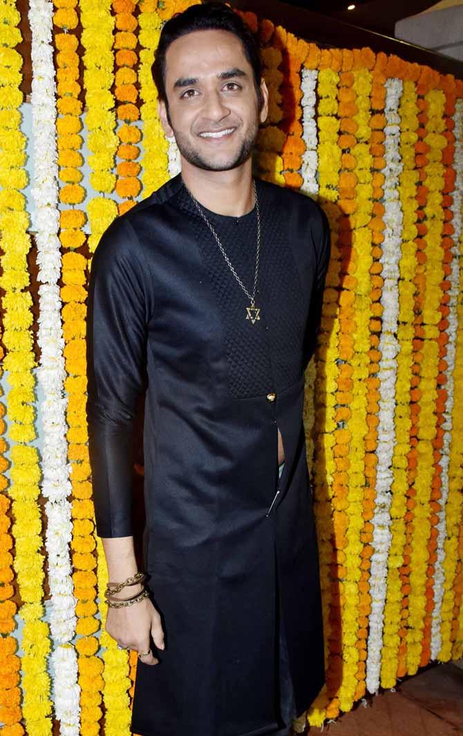 Ekta Kapoor's one of the close friends Vikas Gupta too came in to join the celebrations.