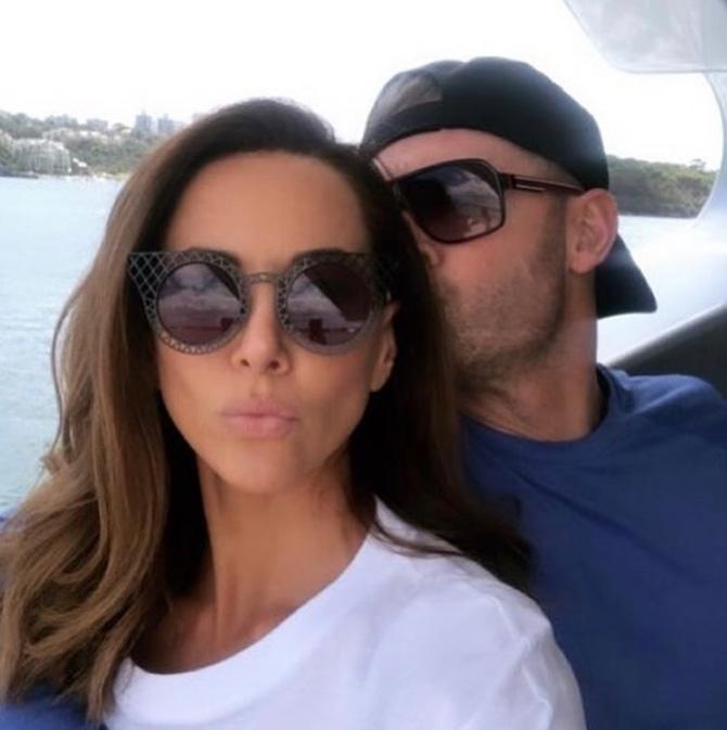 Former Australian captain Michael Clarke posted this sweet picture with his wife Kyly Clarke and captioned, 