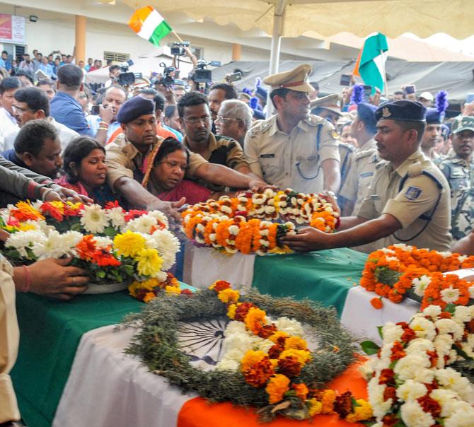 Odisha on Saturday bid a tearful adieu to its CRPF jawan Manoj Kumar Behera, who was killed in the Pulwama terror attack, with thousands paying homage to them. His mortal remains were consigned to flames with full state honours in his village in the presence of several dignitaries, including Union and state ministers, and senior officials
