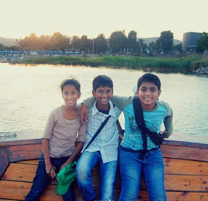 Jemimah Rodrigues posted this picture with her brother Enoch and Eli. She wrote, 