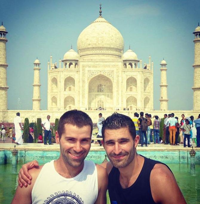 Stefan and Sebastien have also been to India and their favourite place is none other than the Taj Mahal. They shared this picture on Instagram and wrote: Nothing says 'I love you' quite like the Taj Mahal. Seriously, one dude built this entire beautiful marble mausoleum in memory of his late wife. Drama queen Seby naturally had to remind poor sweet hearted and very patient Stefan of this story every single day since we visited the Taj Mahal.
At the end of the post, the couple wrote, 