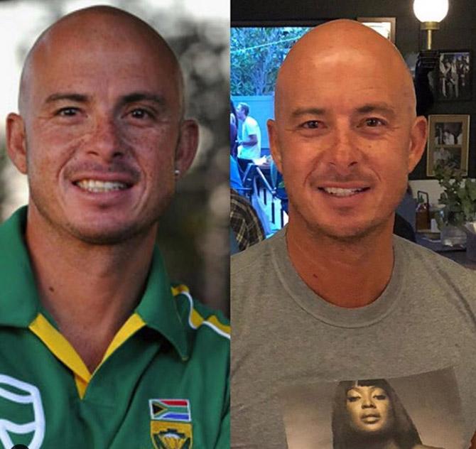  Herschelle Gibbs was suspended for six months from the sport after the testification.
Herschelle Gibbs posted this picture when the 10 year challenge was trending. He captioned, 